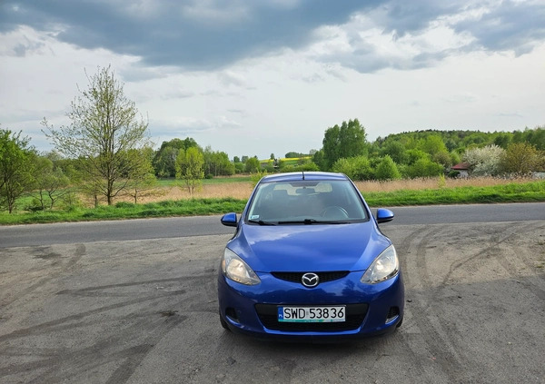 Mazda 2 cena 8000 przebieg: 176664, rok produkcji 2008 z Rybnik małe 596